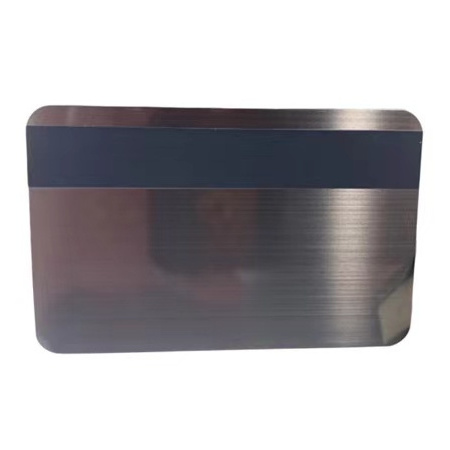 Business Trading Anodized Aluminum Engrave Blank Card Custom Logo Metal Customized Cards Laser Engraving Blanks