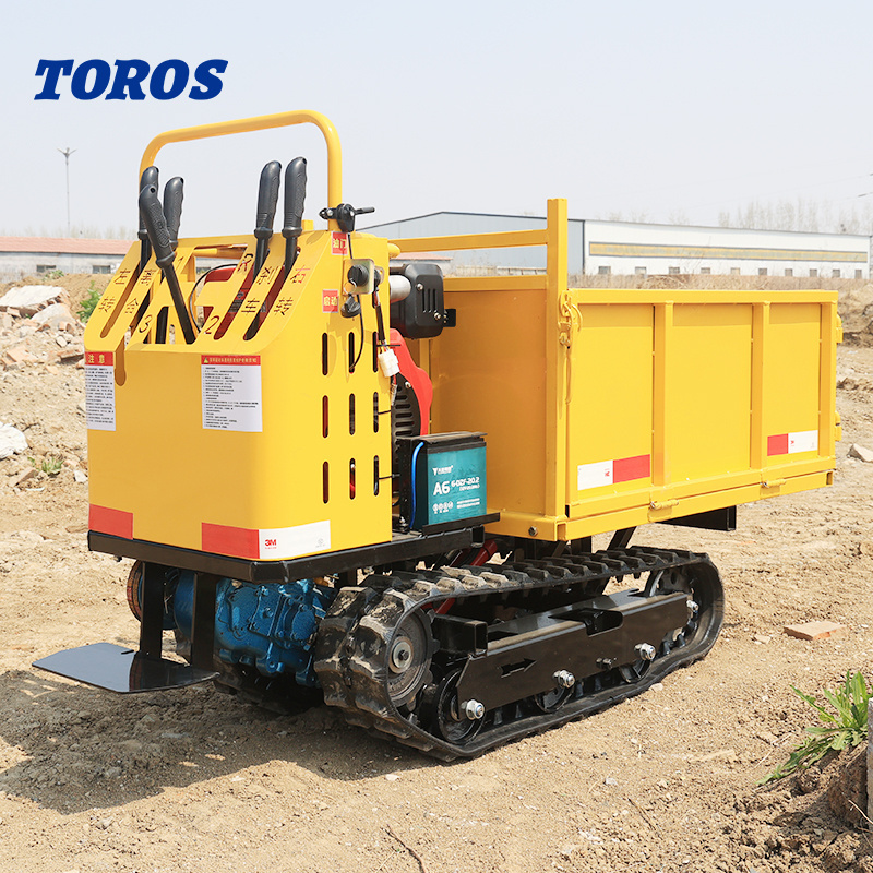 Self-Loading-Mini-Dumper 0.8ton 1.2 Ton 1.5ton 3ton  Small Tracked Vehicle For Wholesale Price