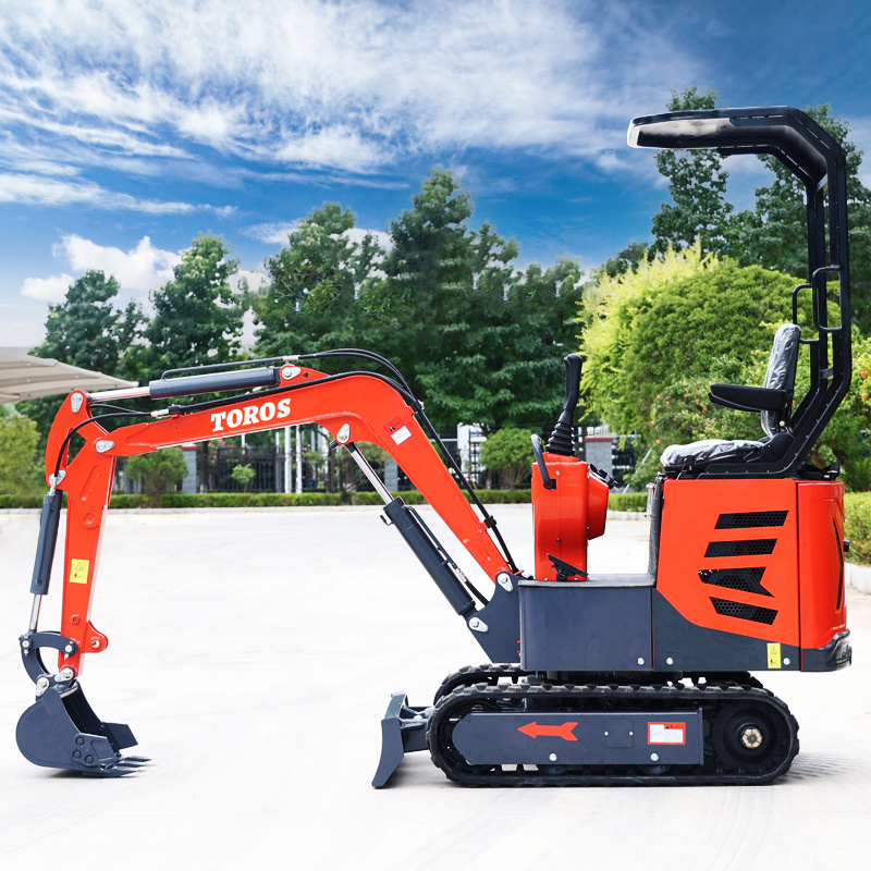 New Crawler Excavator Construction Digger Micro Crawler Excavator Prices 0.8 Ton 1 Ton  Mini Excavator For Sale