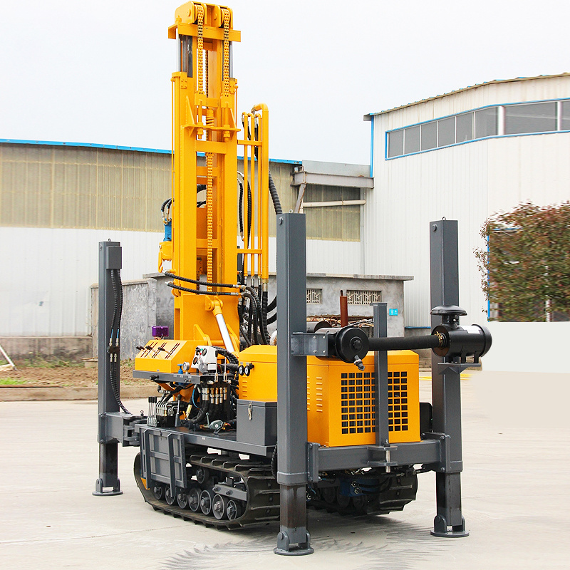 200m 300m 500m High Efficiency Quality Crawler Water Well Drilling Rig For Sale Factory Price Water Well Drilling Rig