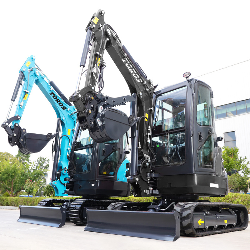 FREE SHIPPING Mini Excavator 3.5 Ton EPA small Kubota Engine excavator 1 Ton 2 ton Digger Machine Farm Mini Excavator price