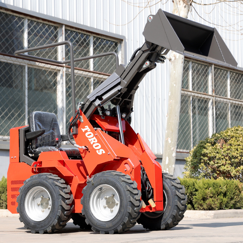 Earth moving mini loader machinery High efficiency wheel loader bulk sand shovel small loader truck