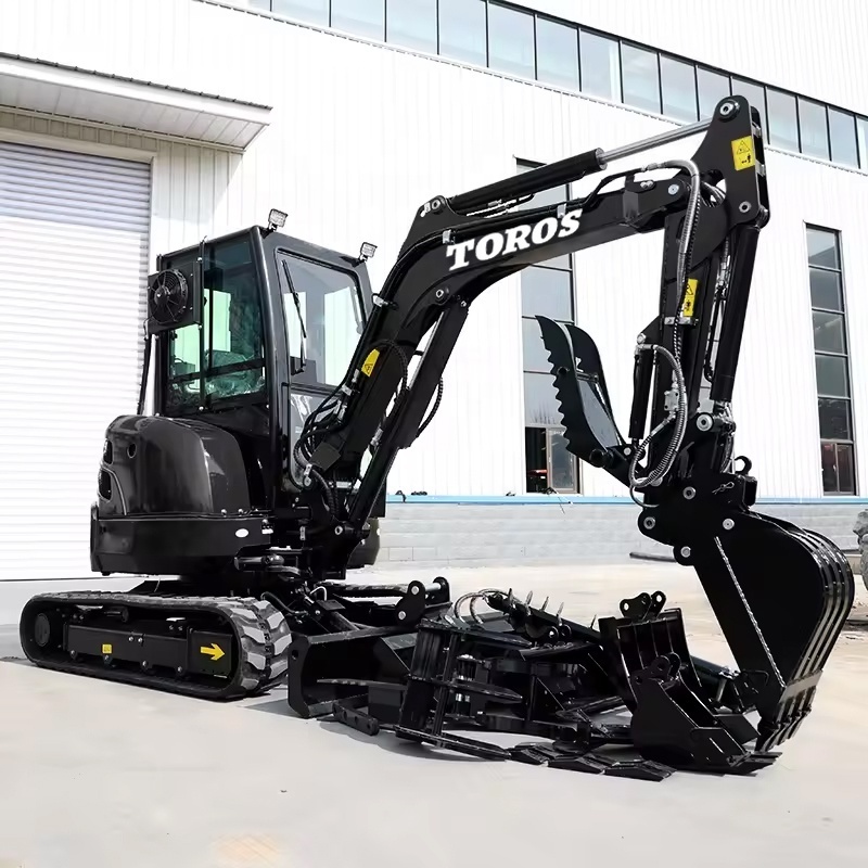 FREE SHIPPING Mini Excavator 3.5 Ton EPA small Kubota Engine excavator 1 Ton 2 ton Digger Machine Farm Mini Excavator price