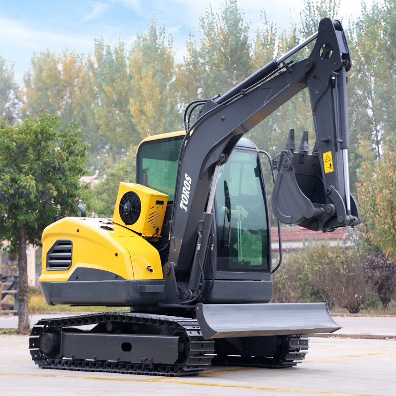 FREE SHIPPING  EPA Engine Mini Excavators 4 Ton Multifunctional Minibagger Farm Used New Crawler Digger Mini Excavators machine