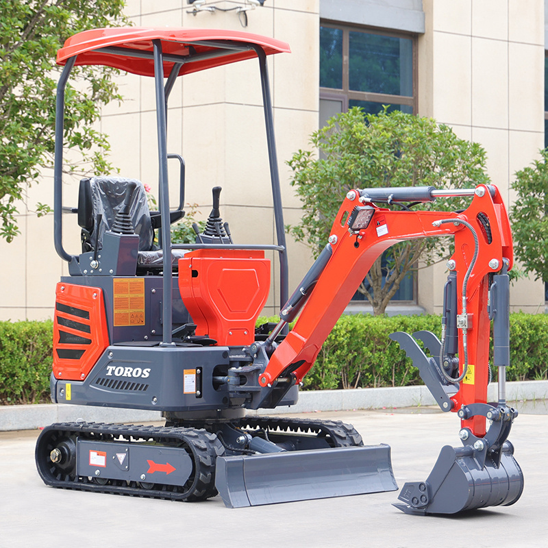 Fast Delivery 1.2 Ton Small Digger Multifunctional Portable Mini Excavator With Attachment CE/EPA Diesel Engine Micro Bagger