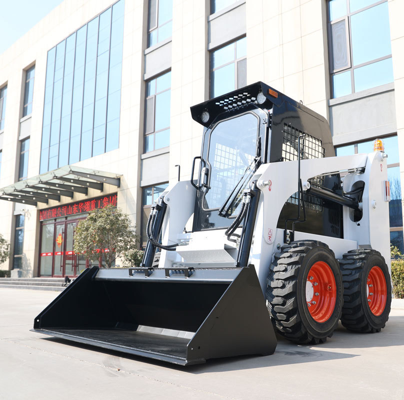 Mini Skid Steer Loader With 4 In 1 Bucket Track Mini Dumper Track Skid Steer Loader