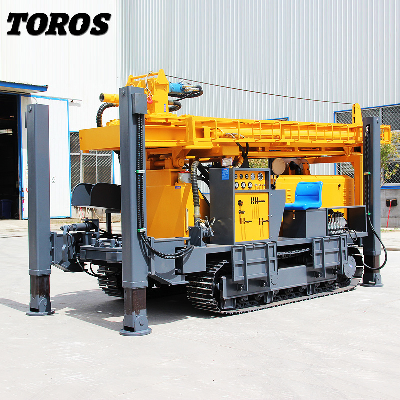 200m 300m 500m High Efficiency Quality Crawler Water Well Drilling Rig For Sale Factory Price Water Well Drilling Rig