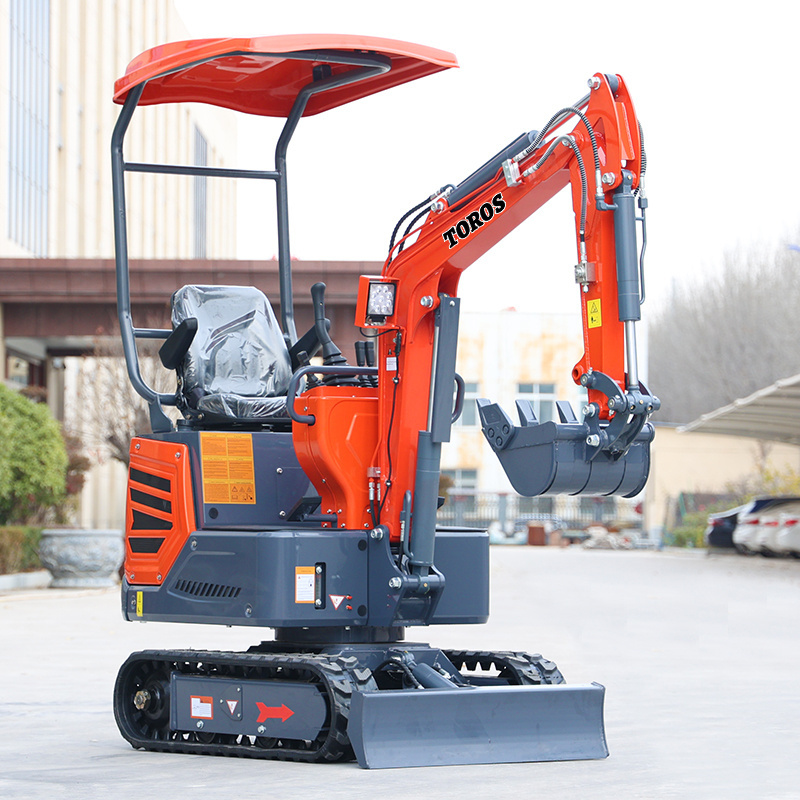 Fast Delivery 1.2 Ton Small Digger Multifunctional Portable Mini Excavator With Attachment CE/EPA Diesel Engine Micro Bagger