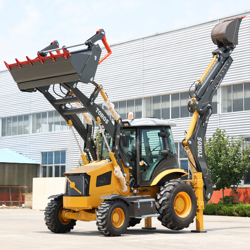 Chinese EPA Engine Backhoe Loader Fast Delivery Diesel Front Wheel mini Loader High Quality Cheap Price Backhoe Excavator Loader