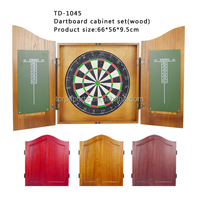 Sisal Fiber Bristle Dartboard Cabinet