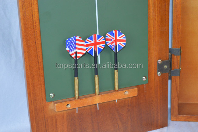 Darts and Dartboard sets MDf and Wooden Cabinet TD-1856