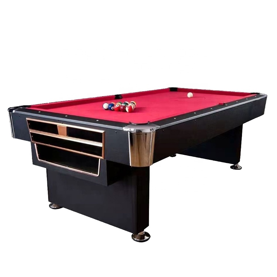 MDF Billiard Pool Table Wholesale Customized 8ft 9ft Blue Green Red Accessories Sport SET Triangle Auto Ball TP-8468