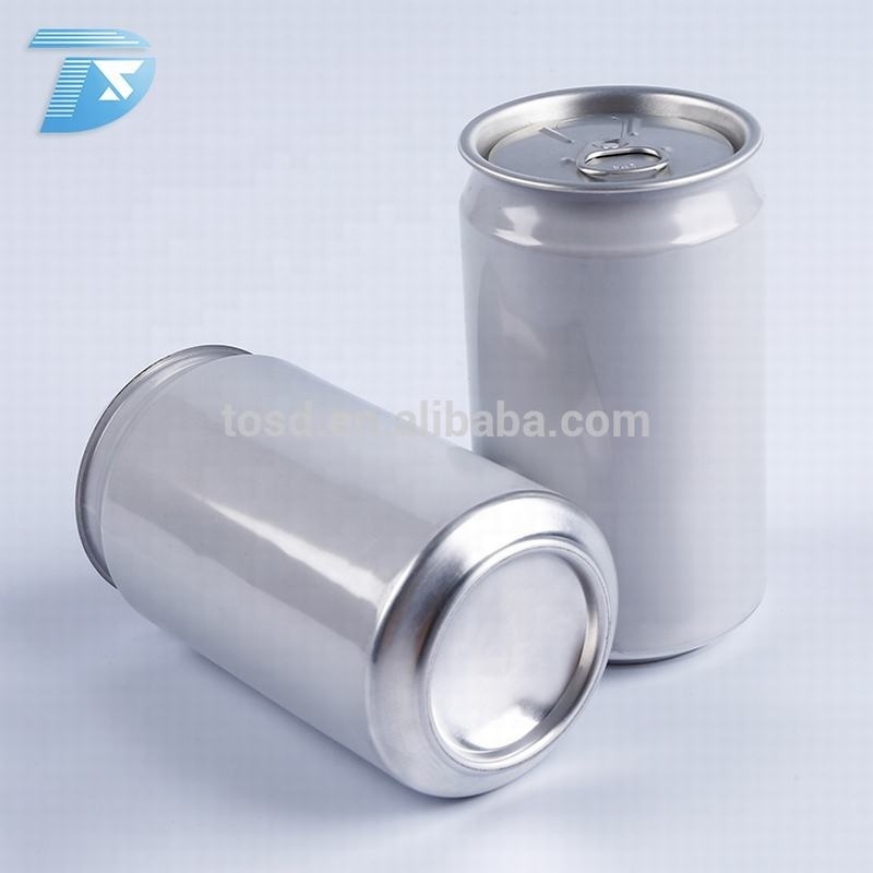 Aluminum standard round sleek can empty beer soda soft drink beverage cans 330ml