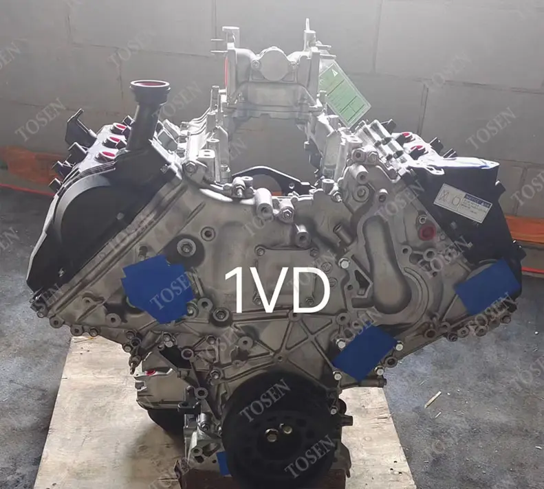 Original 1VD 1VD-FTV Auto Diesel Engine Assembly For Toyota Bare Engine