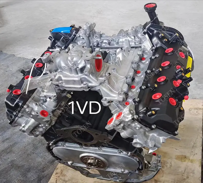 Original 1VD 1VD-FTV Auto Diesel Engine Assembly For Toyota Bare Engine