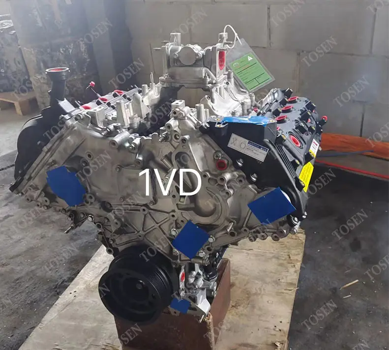 Original 1VD 1VD-FTV Auto Diesel Engine Assembly For Toyota Bare Engine