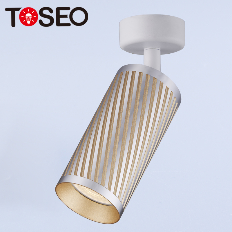 High Quality  Surface Mounted  Restaurant Led Spot Downlight Dimmable Cylinder Pure Aluminium Adjustable Ceiling Light