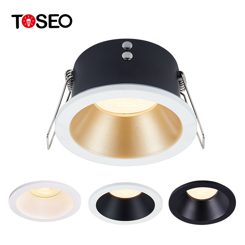 Downlight Suppliers trimless Recessed Downlight Fixture Anti Glare Waterproof Modern Lights Ceiling mr16 Front Replace Bulb gu10