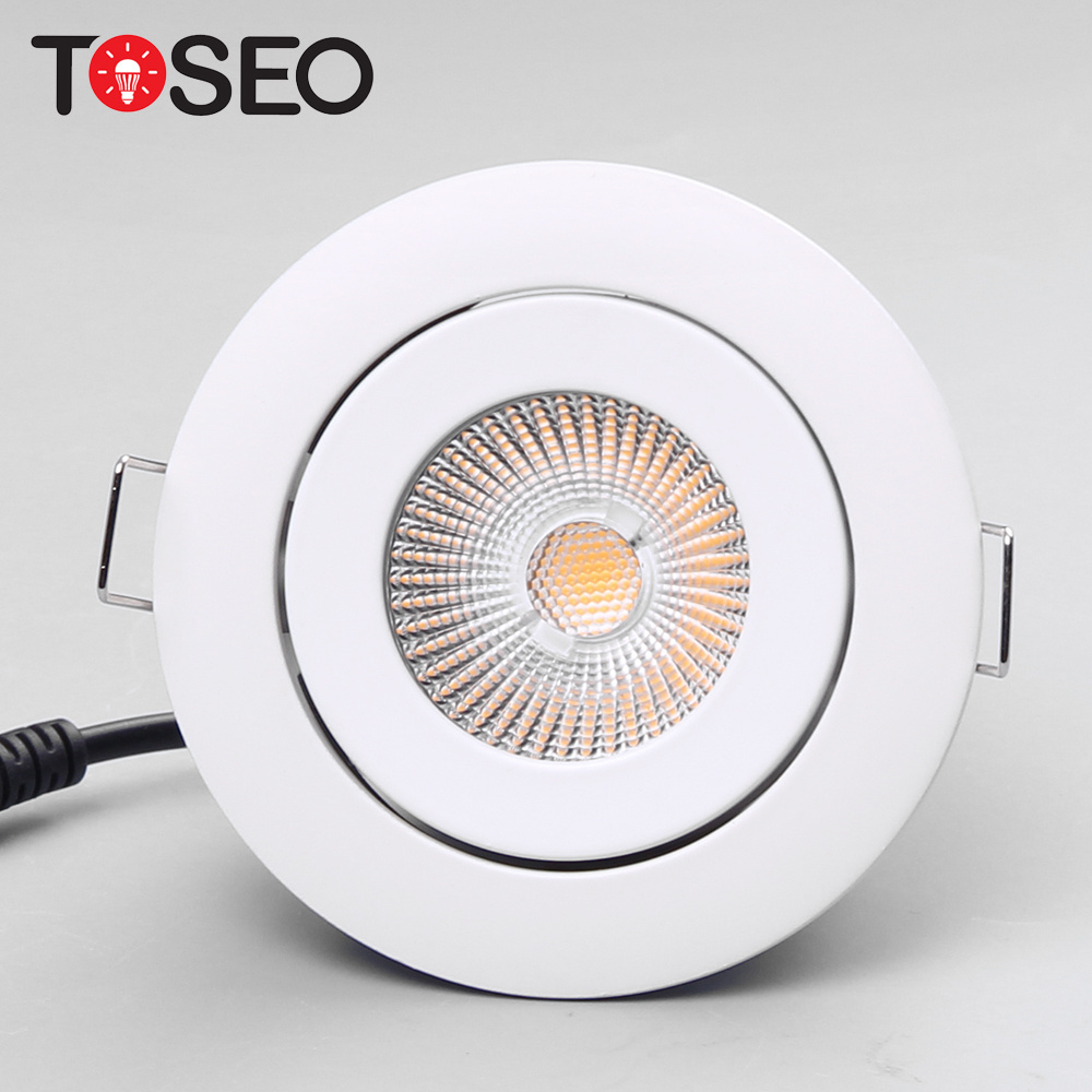 Europe Standard Fireproof Ceiling Downlights Led Cob Adjustable Downlight Front Replace Light bulb GU10 LED Spotlight