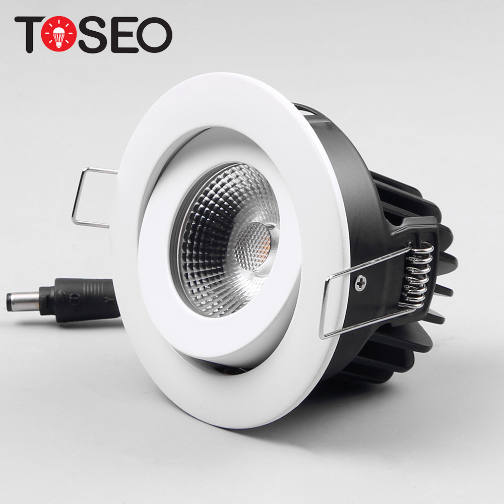 Europe Standard Fireproof Ceiling Downlights Led Cob Adjustable Downlight Front Replace Light bulb GU10 LED Spotlight