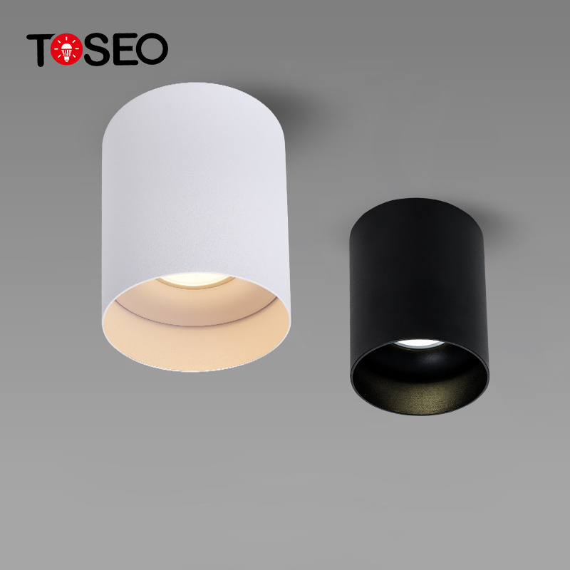 TOSEO Custom Pure Aluminium Gu10 Ceiling Lighting Fixture Anti Glare Surface Mounted Led Downlight