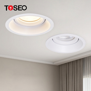 TOSEO Custom Gu10 Adjustable Recessed Anti Glare Ceiling Mounted Downlights for Indoor