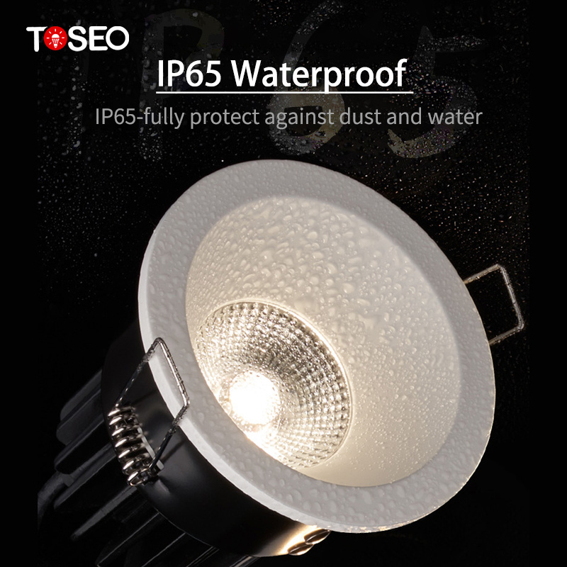 10W Deep Cup Anti Glare Spotlight Recessed  Led Downlight  IP65 Waterproof Down Light