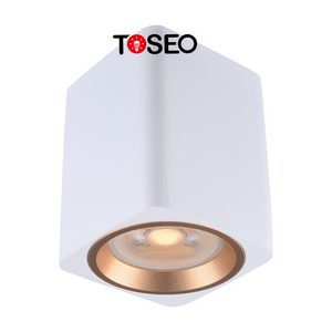 Modern Ceiling Light Square Pure Aluminium Down Lights  LED GU10 Surface Mounted Spot Light Fixture