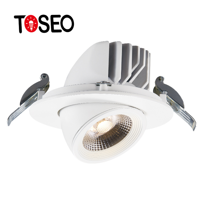 Modern Wifi Dimmable Led Downlight Adjustable Anti Glare Led Downlights IP65 Aluminum Recessed Led White 38 Degree AC 220-240V