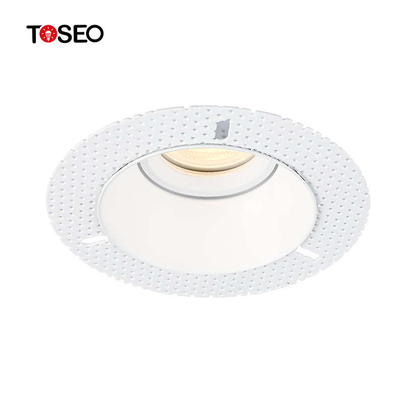 TOSEO Customized Ceiling Light 7 Watt Led Gu10 Trimless led recessed lamp Downlight Fixture