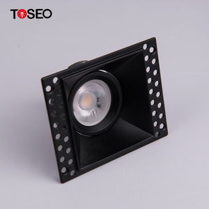 Lights For Home Ceiling Gu10 Square Recessed Led Downlight Adjustable Trimless Downlight