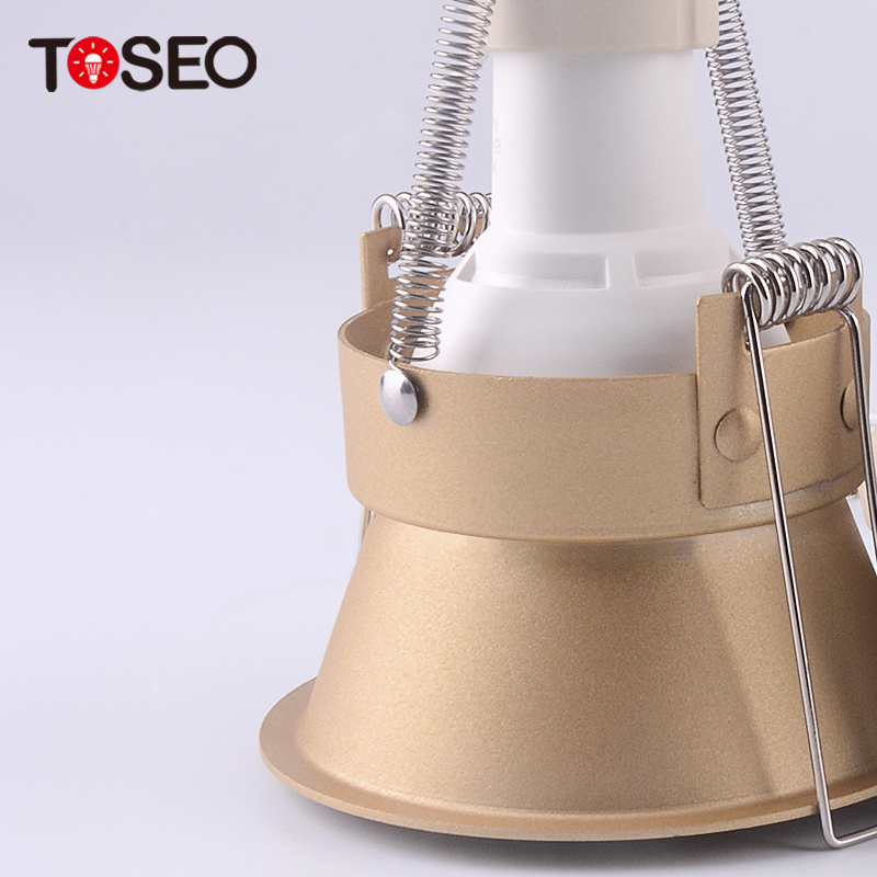 TOSEO Customized Die-Cast Aluminium Ceiling Light Deep Hole Cup Anti-Glare Recessed LED Downlight