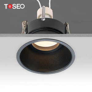 TOSEO Customized Die-Cast Aluminium Ceiling Light Deep Hole Cup Anti-Glare Recessed LED Downlight