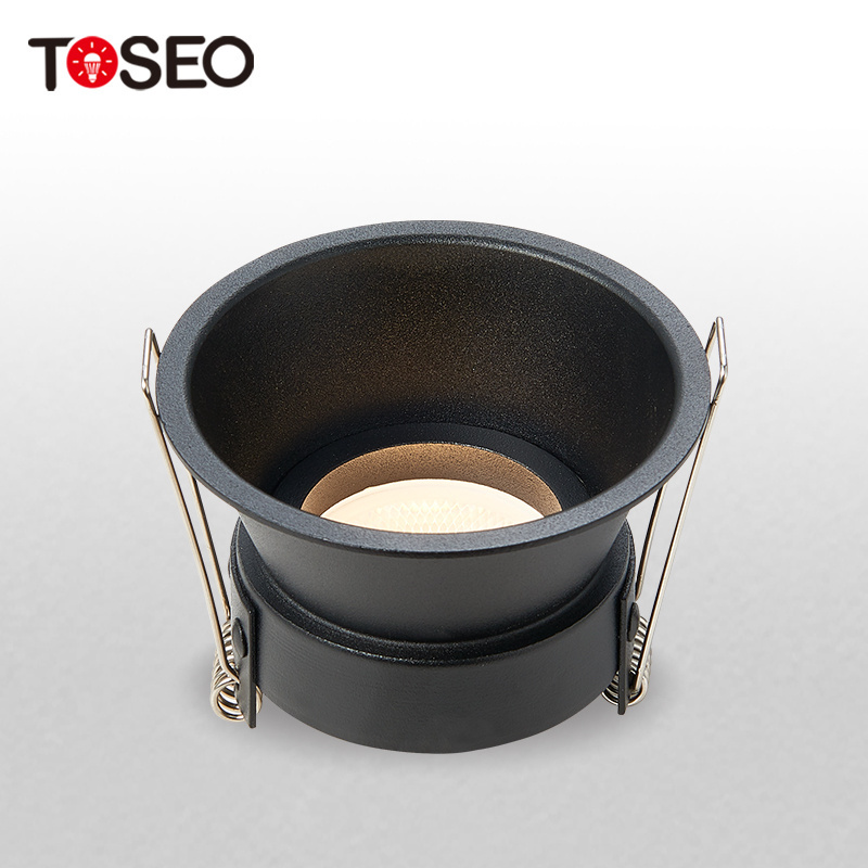 TOSEO Customized Die-Cast Aluminium Ceiling Light Deep Hole Cup Anti-Glare Recessed LED Downlight