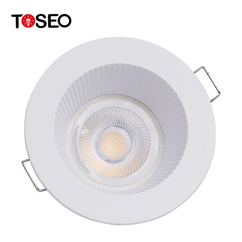 Indoor Lighting 3W 5W 6W 7W Ceiling Light Housing Anti-glare Recessed COB Die-cast LED Downlight