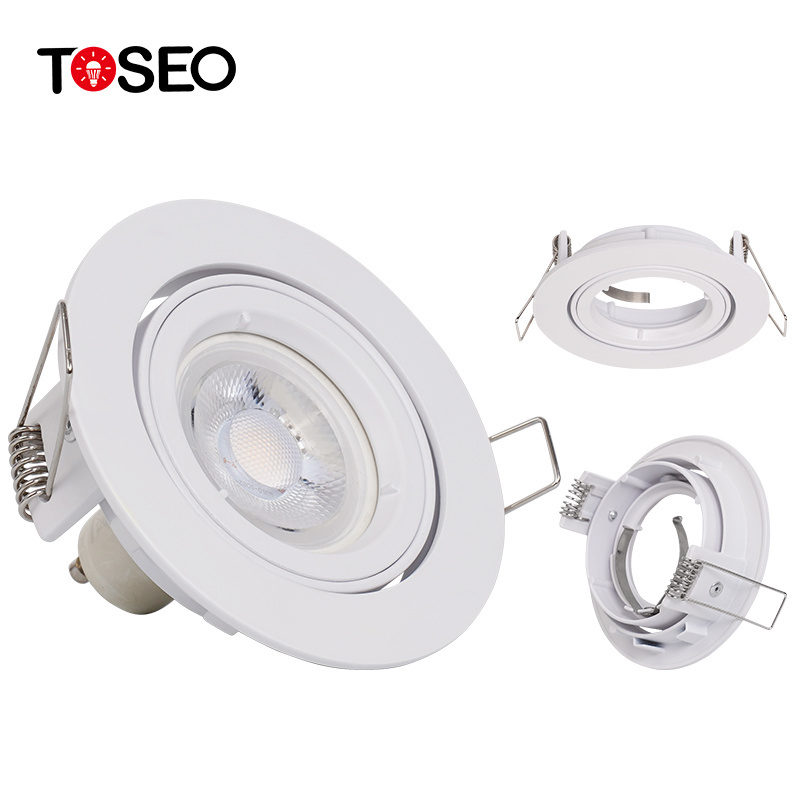 Toseo Custom-Made Aluminum IP20 Adjustable Gu10 5W 7W Recessed LED Downlight 3w mini Spotlight