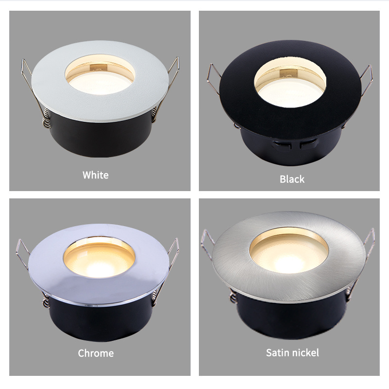 TOSEO GU10 Ceiling Light IP65  3W 5W 6W 7W Lights Die-cast Aluminum Customized Recessed Bathroom Waterproof LED Downlight