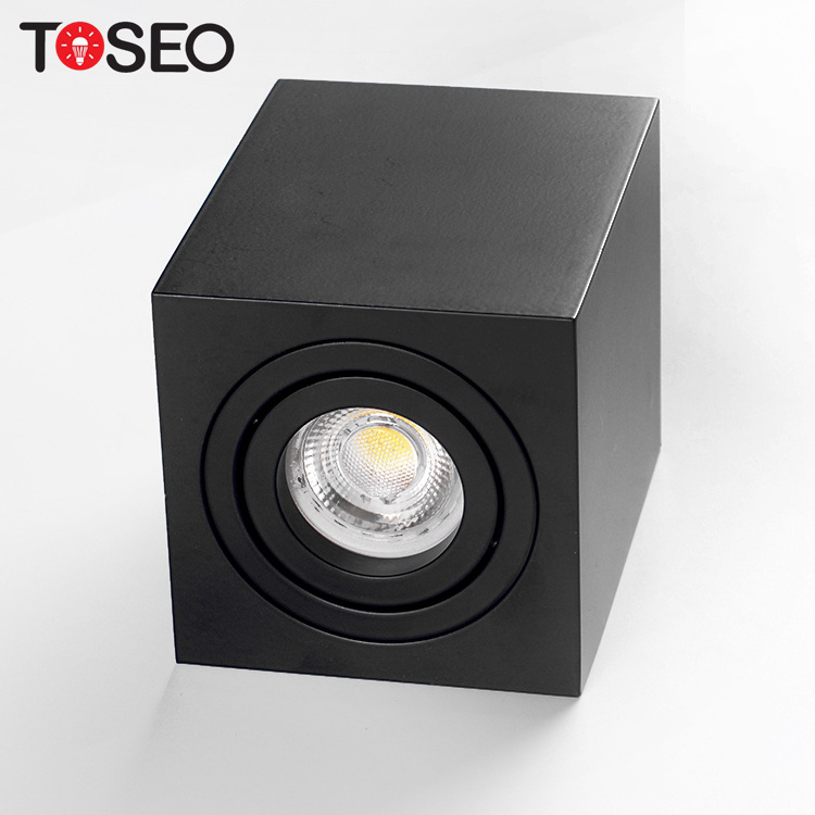 High Quality Adjustable Gu10 Spotlight Housing COB Surface Mount LED Downlights 90 Modern LED Cob Die Cast Ceiling Light 100 900