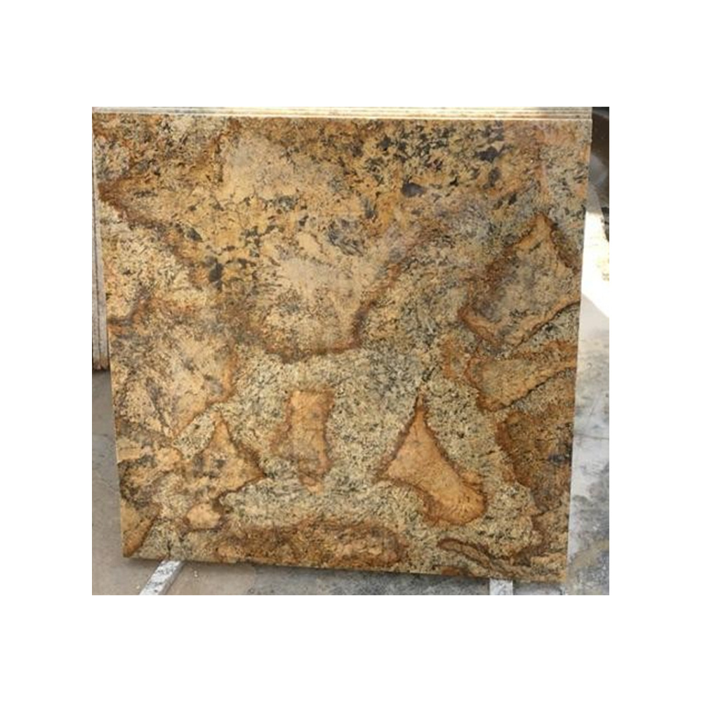 Cutter Size & Gang Saw Good Quality Alaska Gold Granite from India Slab Thick Slab Thickness Varies Between 20 Mm to 300 Mm