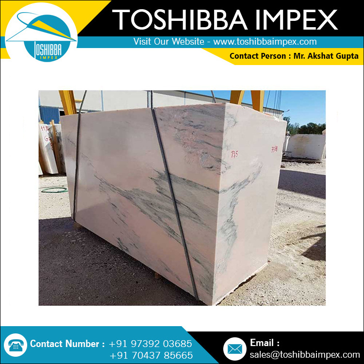 Pink Marble All Natural Stone Countertops Bartops Vanity tops Marble Big Slabs and Cut to Size Tile for Flooring Indian Stone