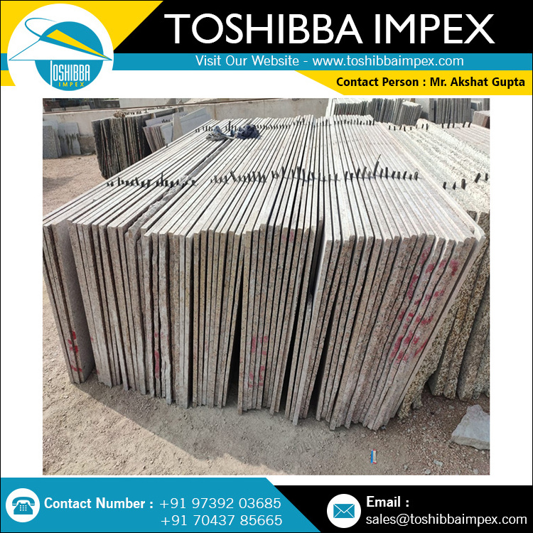 Rosy Pink Granite Natural Stone TOSHIBBA IMPEX Modern Hotel 3500 with Corrugated / Tharmacoal Natural Stone