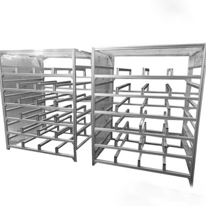 OEM customized alloy aluminium profile frame storage rack sample shelf display table for tool cabinet