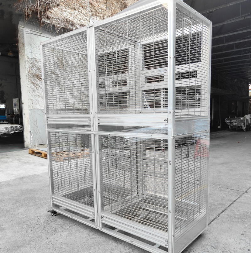 OEM customized alloy aluminium profile frame storage rack sample shelf display table for tool cabinet