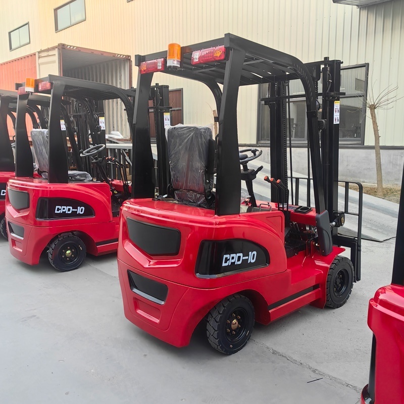 TOSH China Manufacturer Mini Small 1 2.5 3.5 2 3 1.5 Ton Battery Electric Forklift Truck