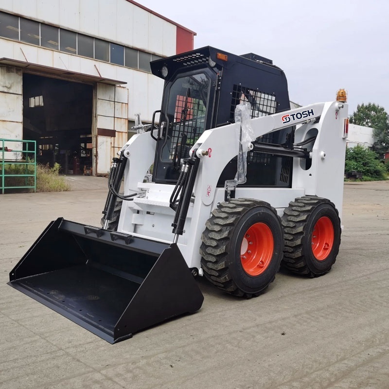 TOSH Chinese Diesel China Wheel Track Skid Steer Loader with Track