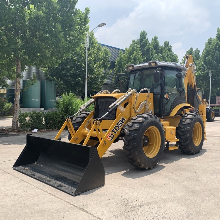 TOSH Ready to ship Jcb 4Cx Backhoe Loader Tyres Backhoe Loaders Guangzhou