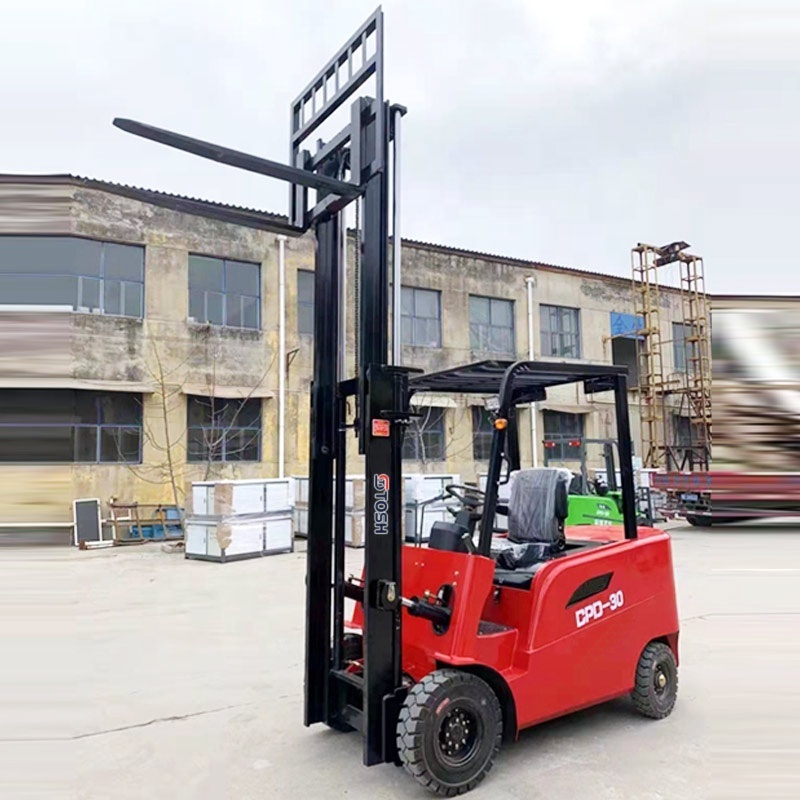 TOSH Mini Forklift 1/1.5/2/2.5/3Ton 4-Wheel Electric Forklift Hot Sale Forklift Truck Price AC Motor Solid Tires