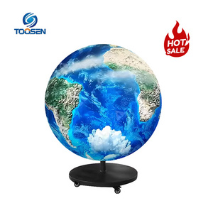 Toosen Factory Spherical LED Video Display 360 Degree P1.5P1.8P2 Custom Advertising Sphere Earth Shape Creative Led Ball Screen