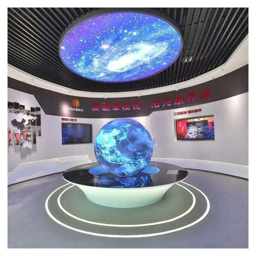 Toosen Factory Custom Globe Sphere Screen P1.8 P1.9 P2 P2.5 P3 P4 LED Ball Screen Video Irregular Shaped Spherical LED Display