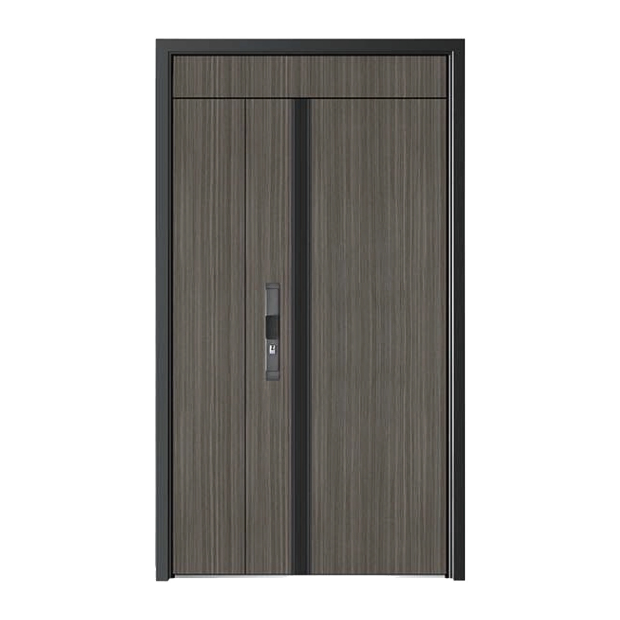 Italian luxury design stainless steel entrance door exterior security front pivot door modern entry black aluminum pivot door